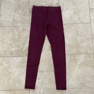 Aerie Burgundy Leggings